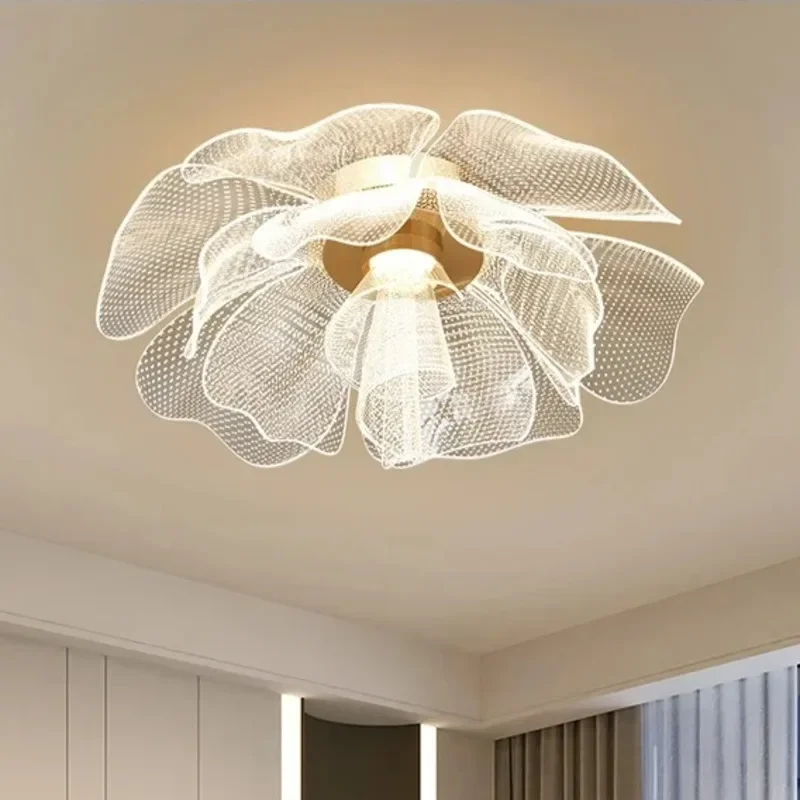 Interior Design Years Of Study - Simple Luxurious LED Ceiling Light Flower