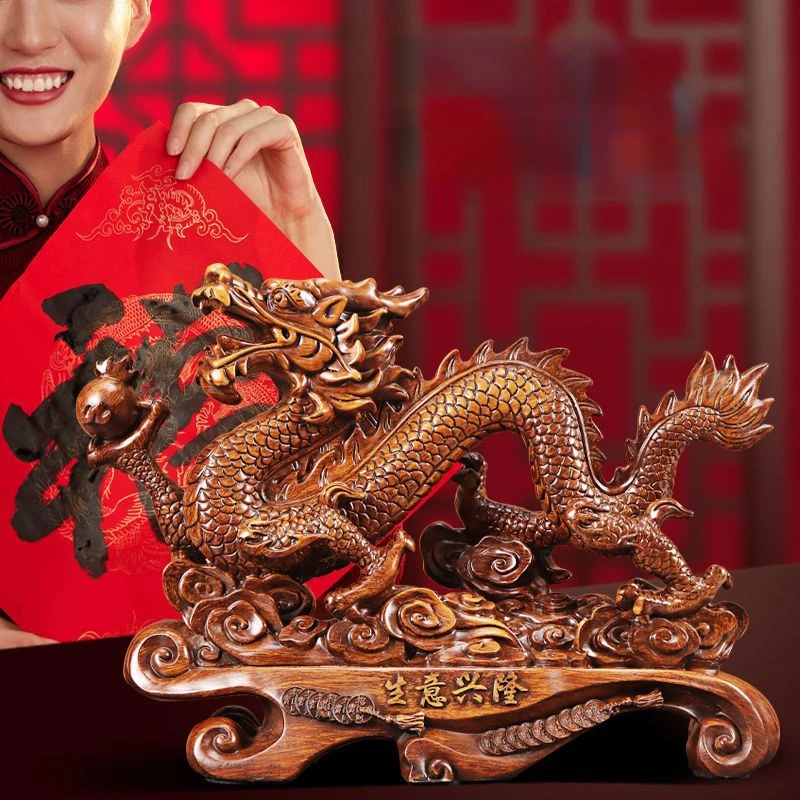 Interior Design Product - Lucky Dragon Ornaments To Attract Wealth