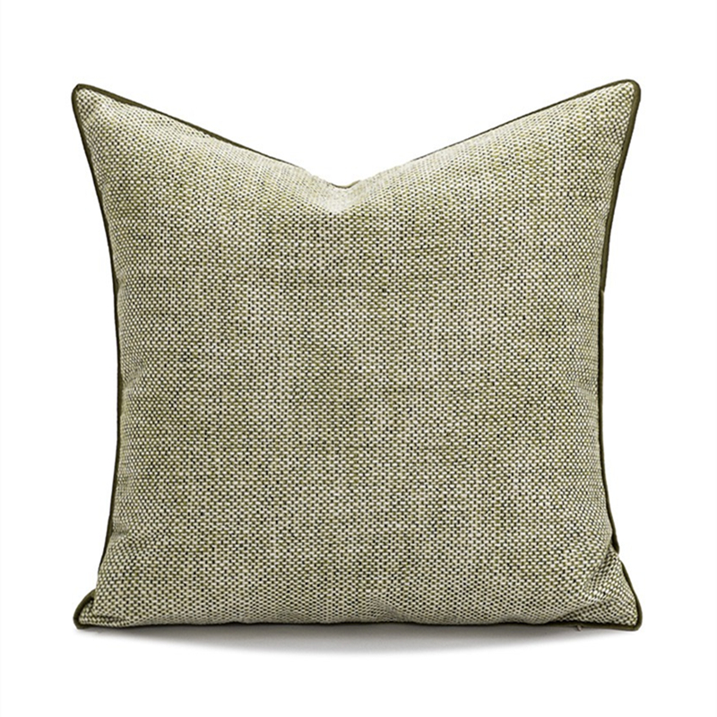 Textured Throw Natural - Contemporary Home Decorative Natural Green Tone
