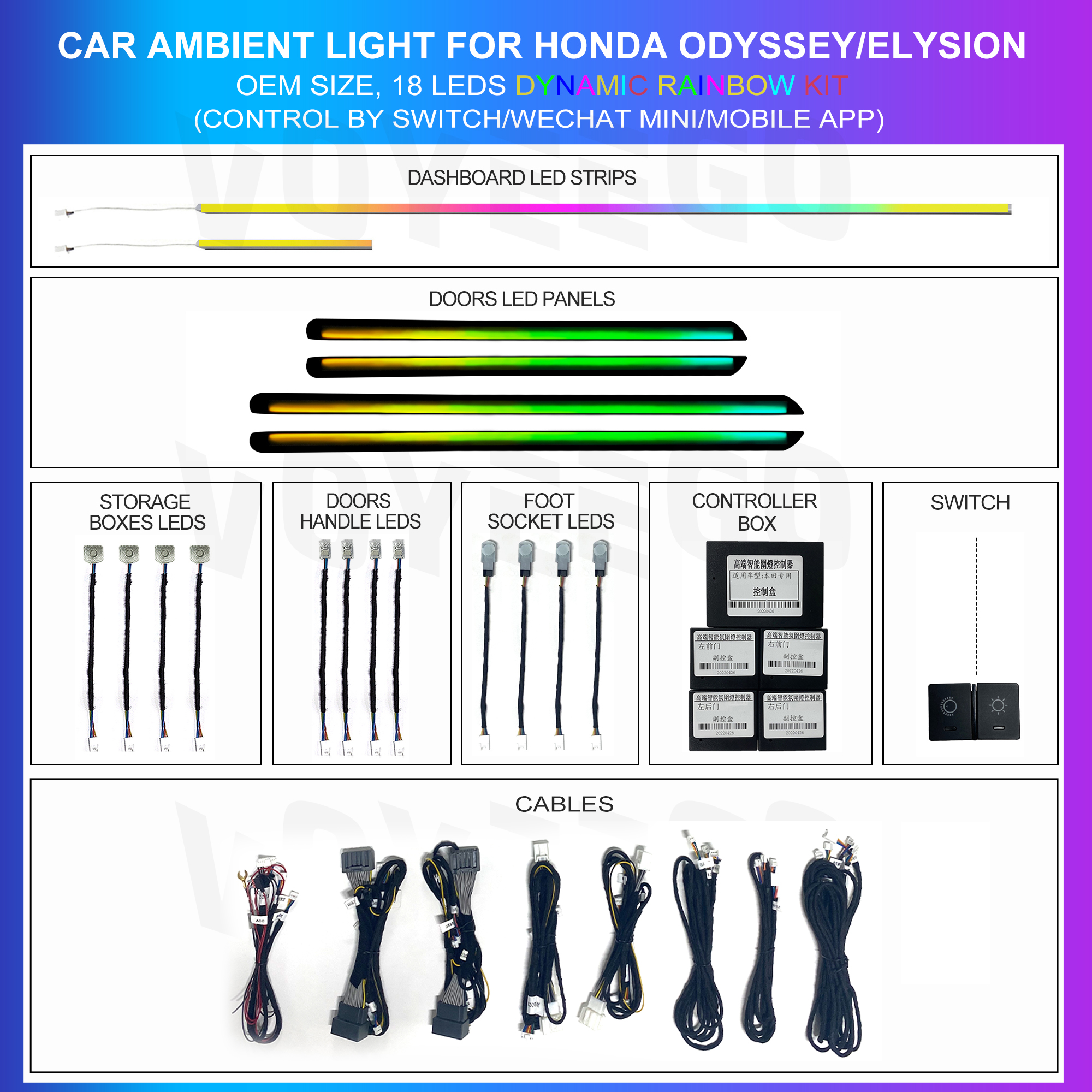 Automotive Light Emitting Diod - Interior Design Remote ulasan dan harga