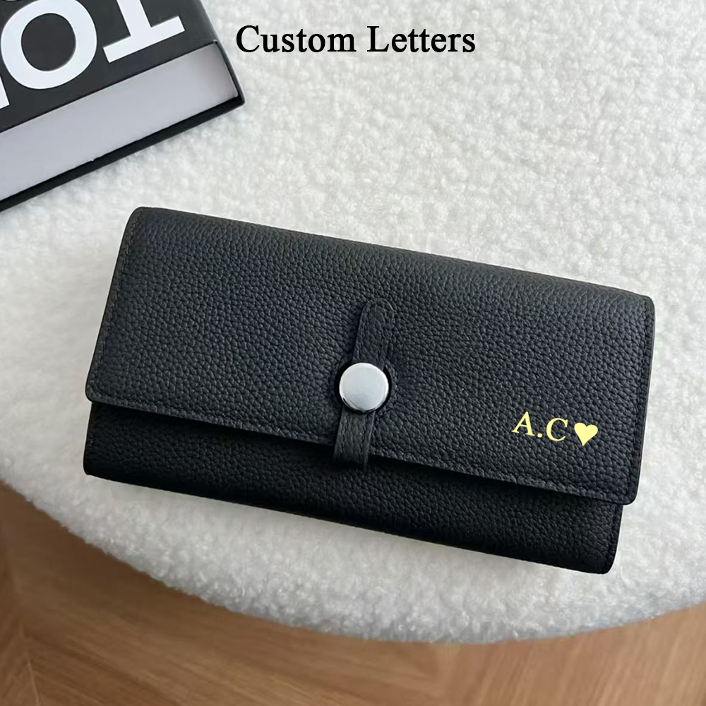 Genuine Leather Long Women Car - Interior Design Name Card ulasan dan harga