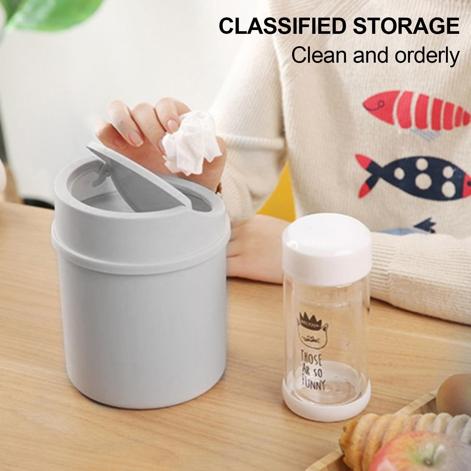 Mini Desktop Bin Small Trash C - Interior Design Youtube ulasan dan harga