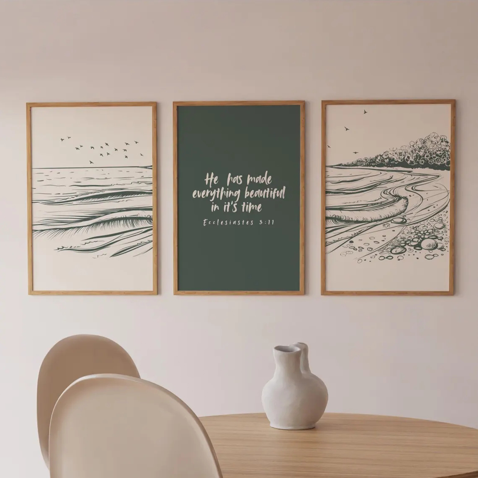 Minimalist Bible Verse  Script - Interior Design Room ulasan dan harga