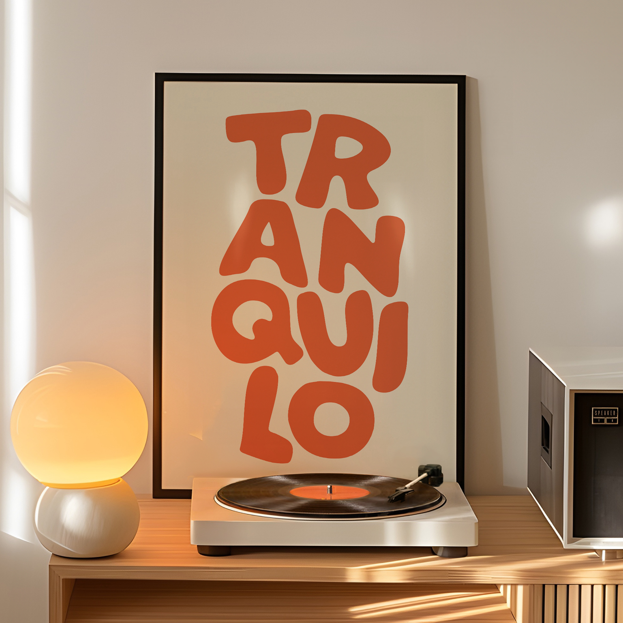 Boho Tranquilo Orange Cream Re - Interior Design Room ulasan dan harga