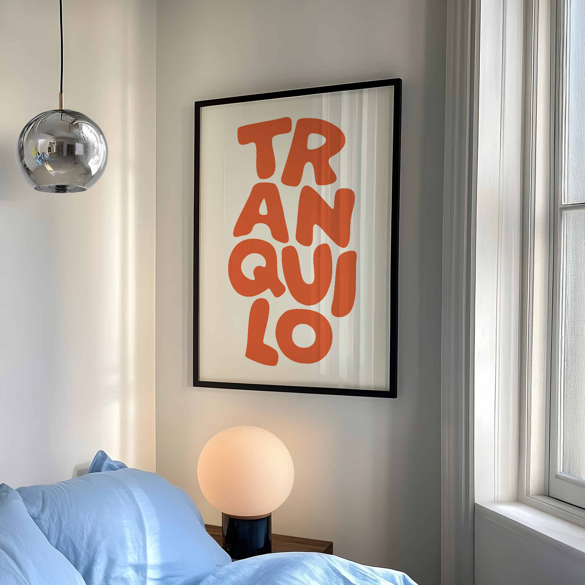 Boho Tranquilo Orange Cream Re - Interior Design Room ulasan dan harga