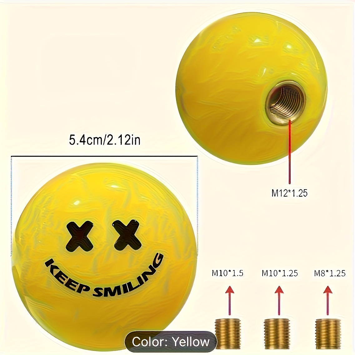 Keep Smiling Yellow & Black Ge - Interior Design Degree ulasan dan harga