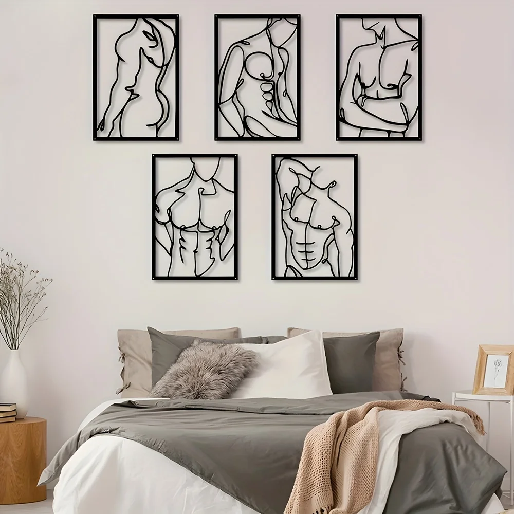 Modern Metal Wall Art for Home - Interior Design Your Room ulasan dan harga