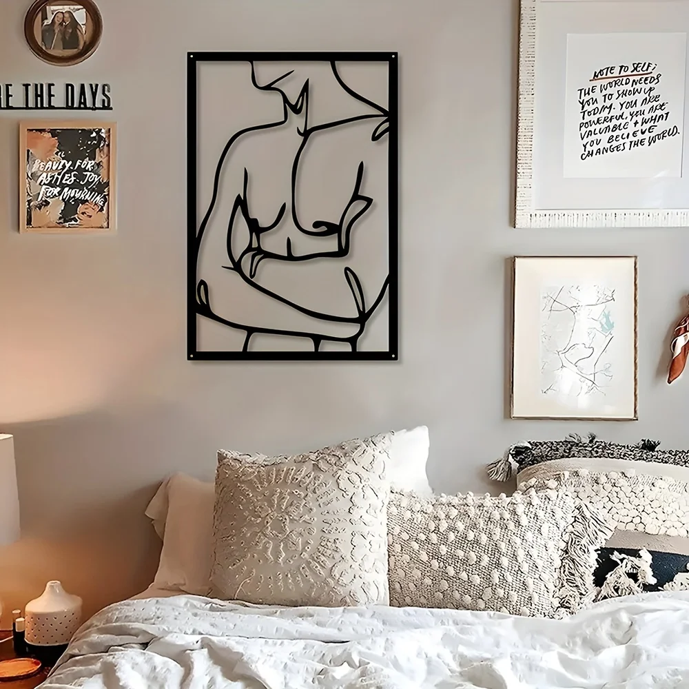 Modern Metal Wall Art for Home - Interior Design Your Room ulasan dan harga