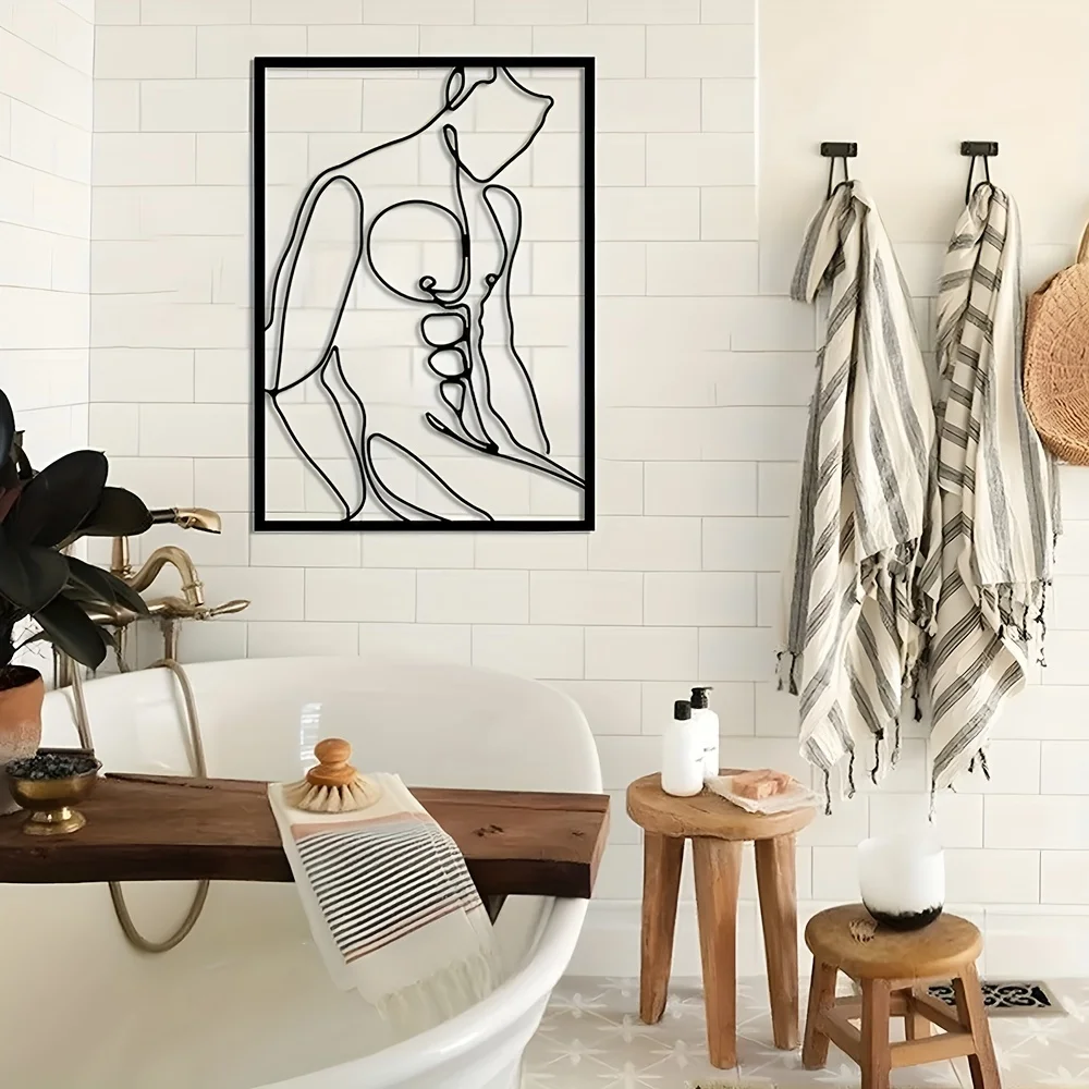 Modern Metal Wall Art for Home - Interior Design Your Room ulasan dan harga