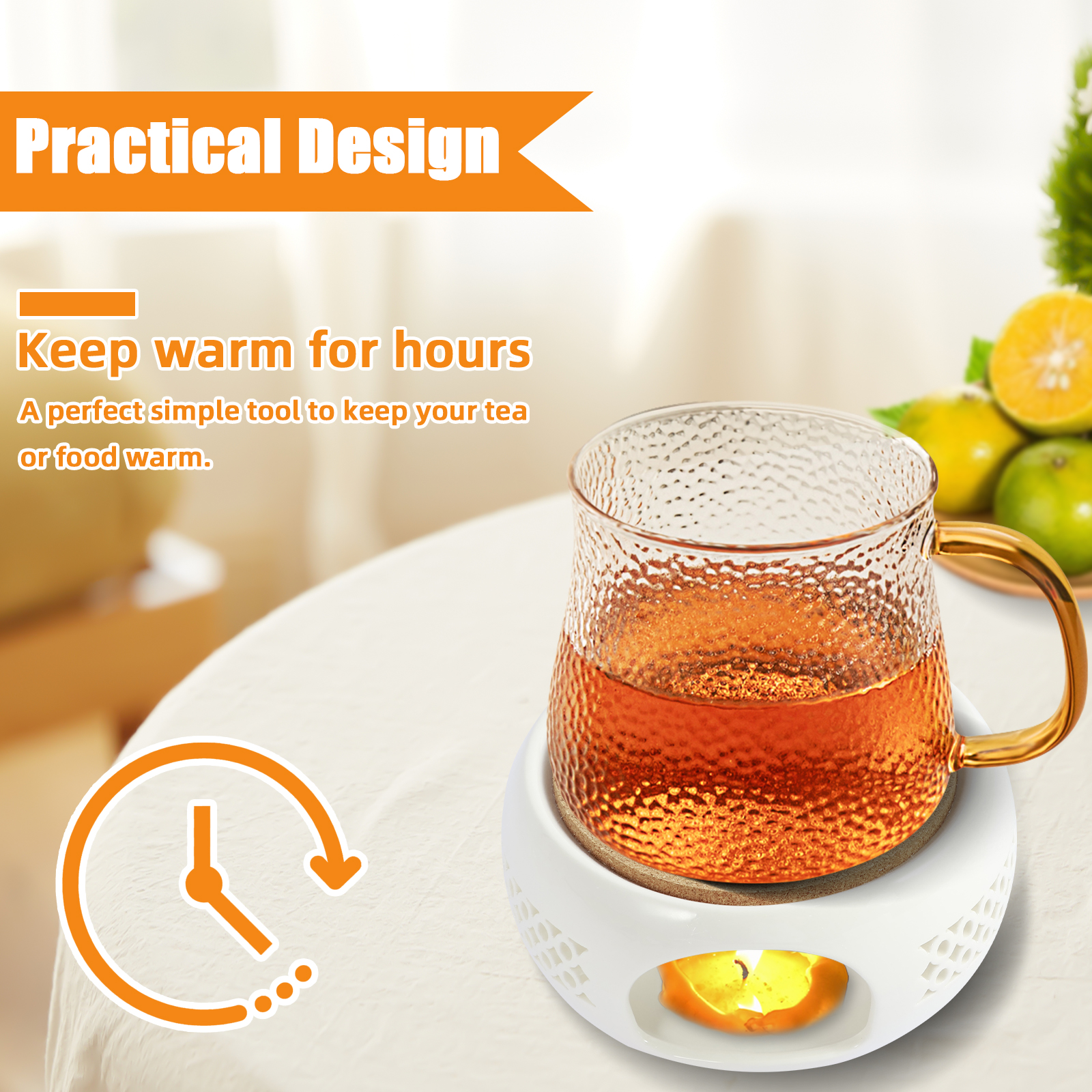 Ceramic Teapot Warmer Holder B - Ceramic Candle Vessel ulasan dan harga