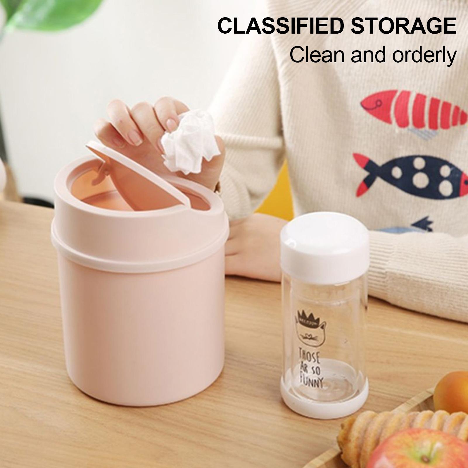 Mini Desktop Bin Small Trash C - Interior Design Youtube ulasan dan harga