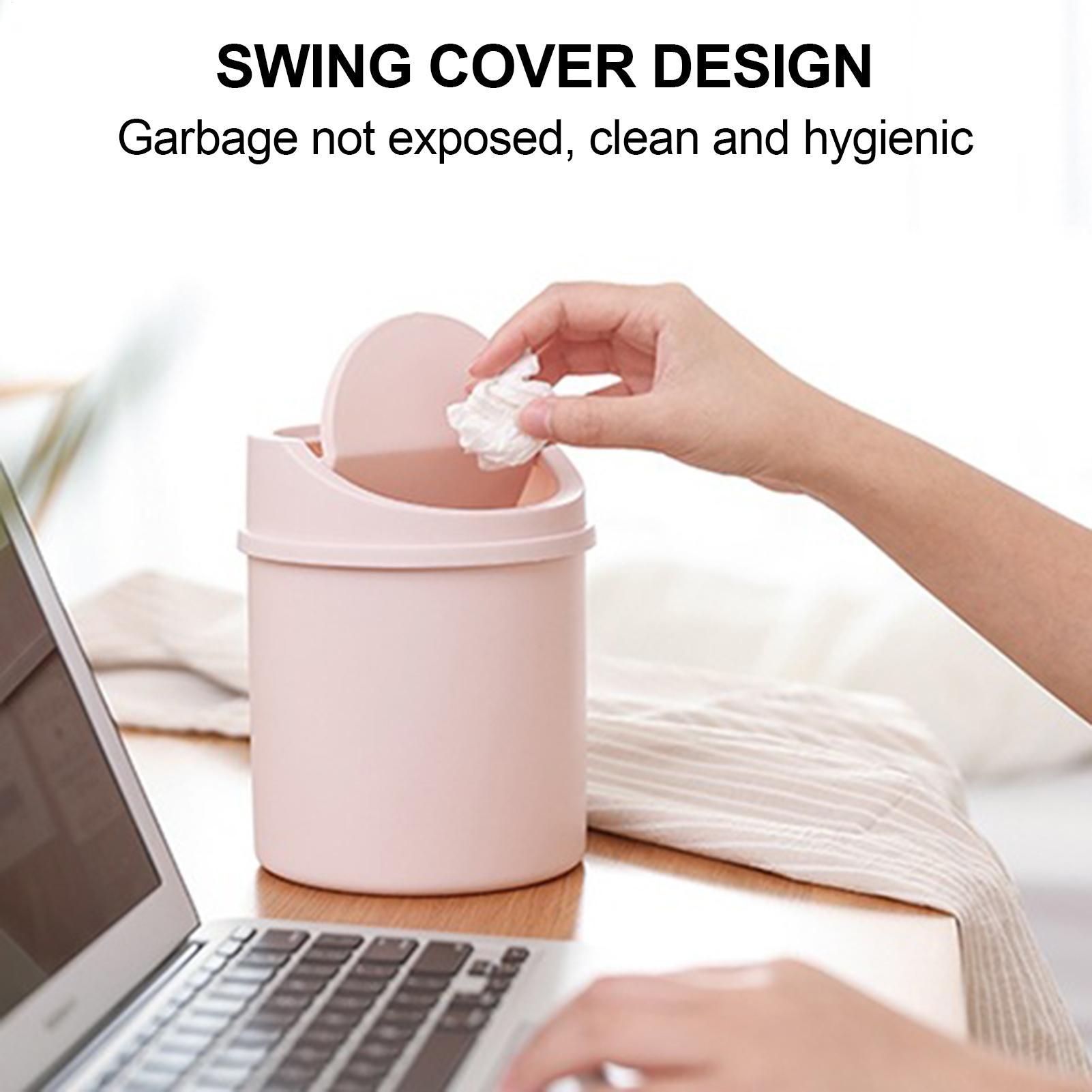 Mini Desktop Bin Small Trash C - Interior Design Youtube ulasan dan harga