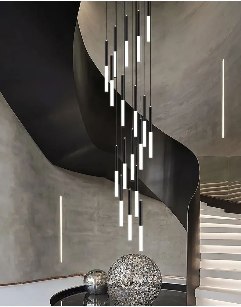 Modern LED Creative Black Roun - Interior Design Youtube ulasan dan harga