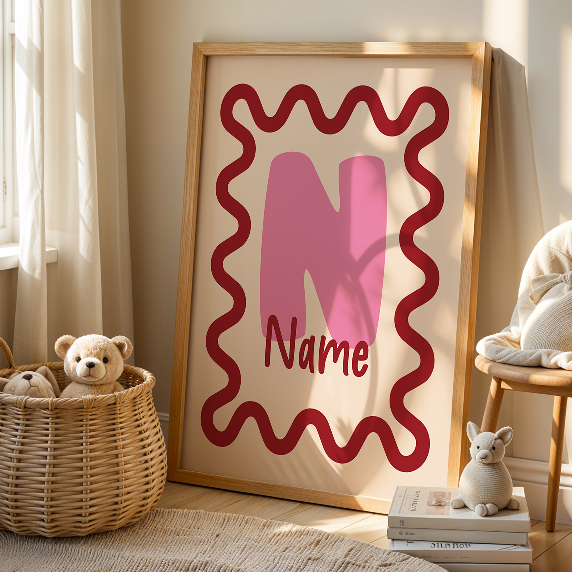 Personalized Custom Name Carto - Interior Design Room ulasan dan harga