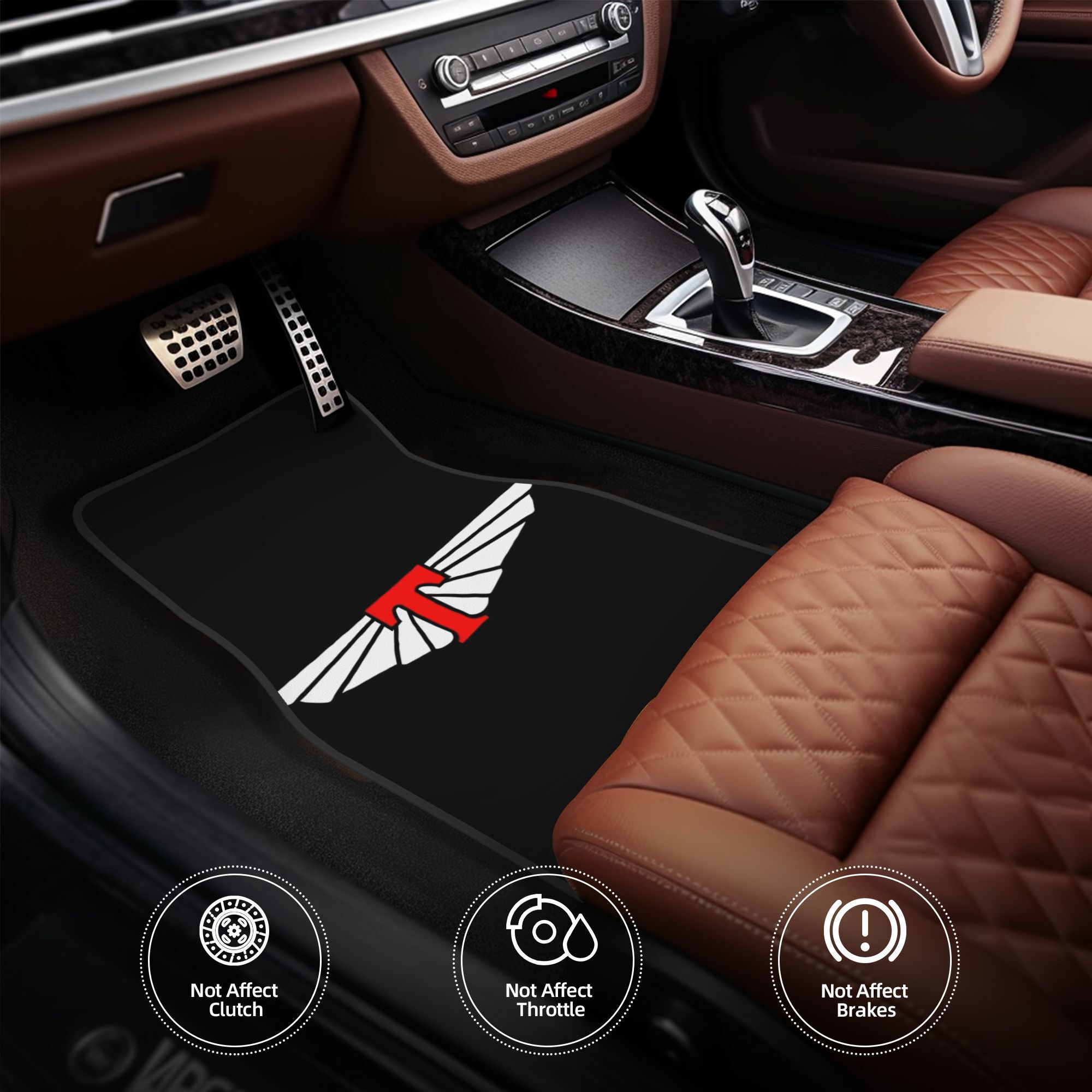 4pcs Tickford Logo Car Floor M - Interior Design Degree ulasan dan harga