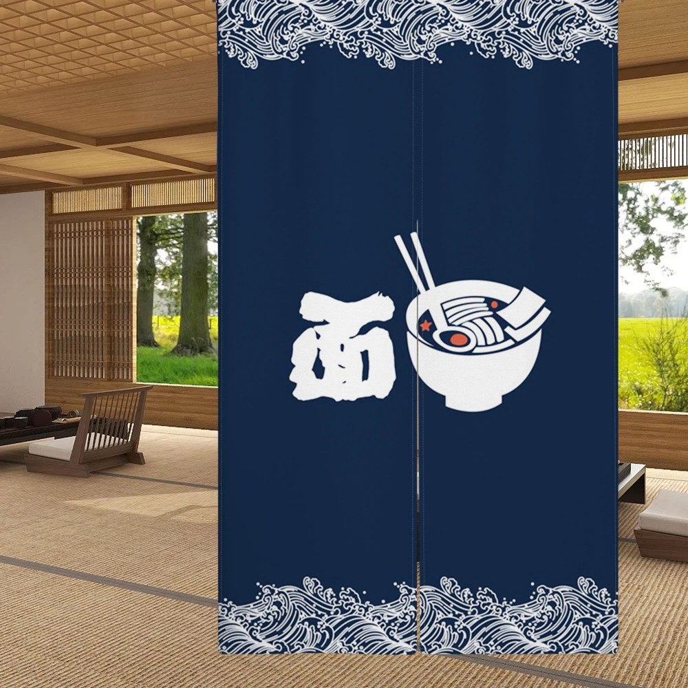 Japanese Linen Door Curtain Mo - Interior Design Youtube ulasan dan harga