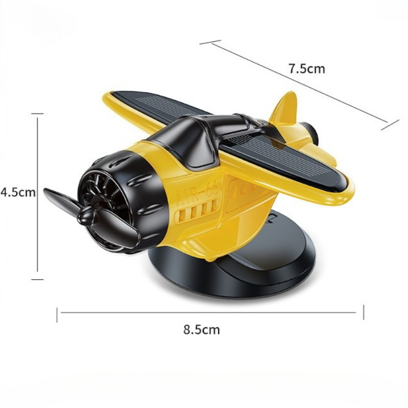 Solar-powered Airplane Ornamen - Interior Design Degree ulasan dan harga