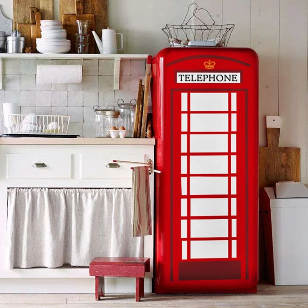 Retro Graffiti Fridge Door Mur - Interior Design Product ulasan dan harga