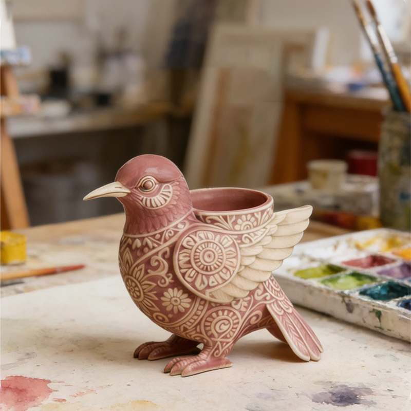 3D Bird Silicone Mold for Ceme - Ceramic Candle Vessel ulasan dan harga