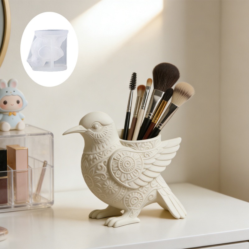3D Bird Silicone Mold for Ceme - Ceramic Candle Vessel ulasan dan harga