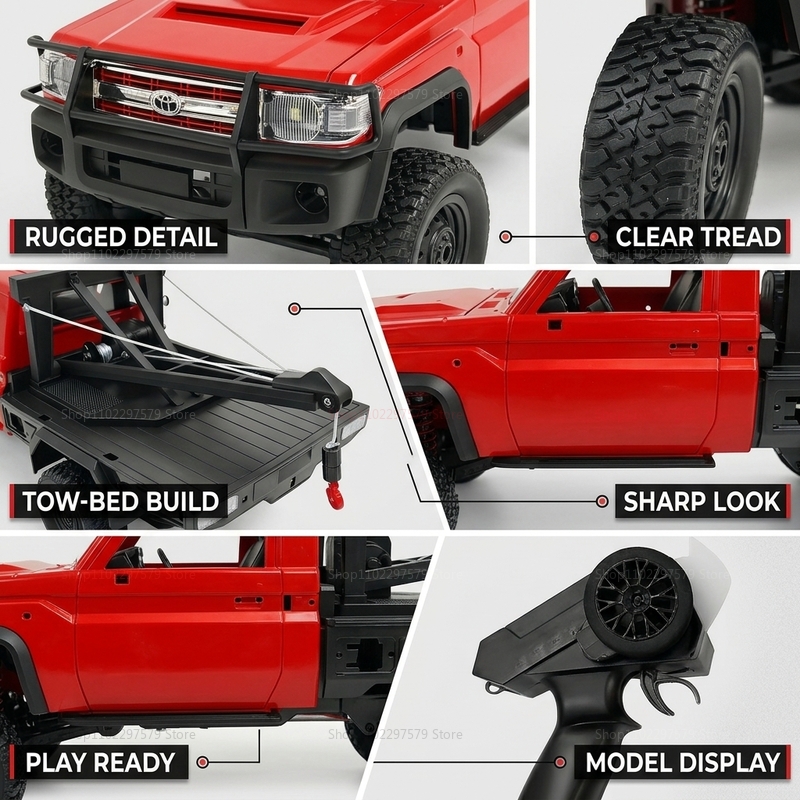 New MN82 MN82T RC Crawler 1/12 - Interior Design Remote ulasan dan harga