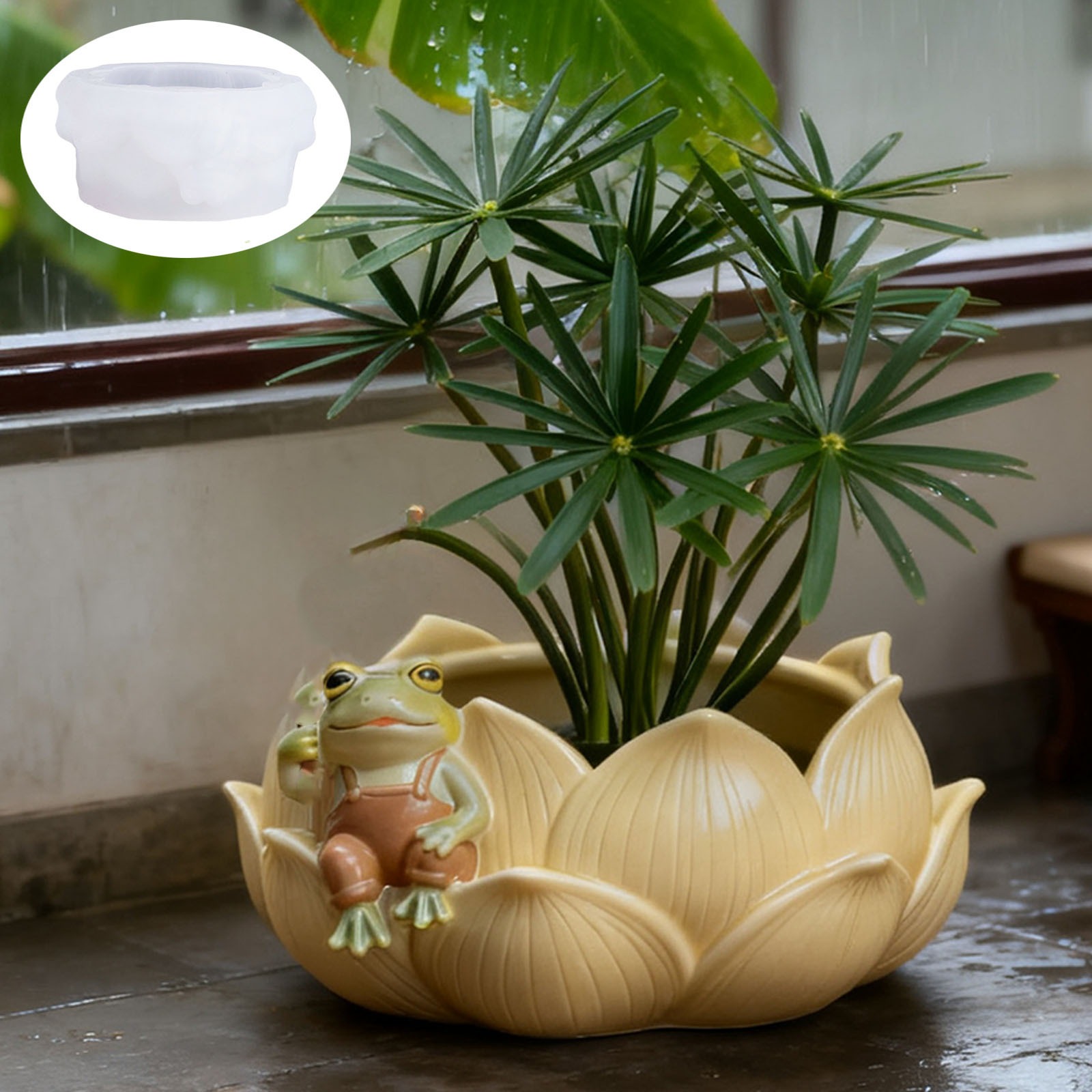 Plant Flower Pot Mold Flexible - Ceramic Candle Vessel ulasan dan harga