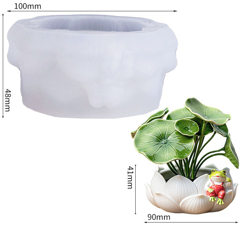 Plant Flower Pot Mold Flexible - Ceramic Candle Vessel ulasan dan harga