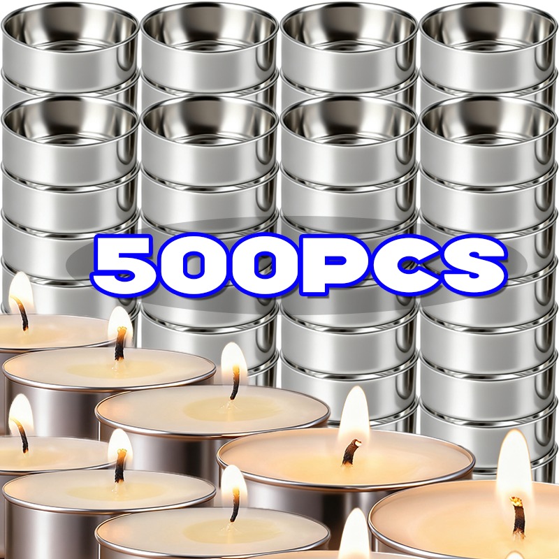 500/50PCS Empty Aluminum Candl - Ceramic Candle Vessel ulasan dan harga