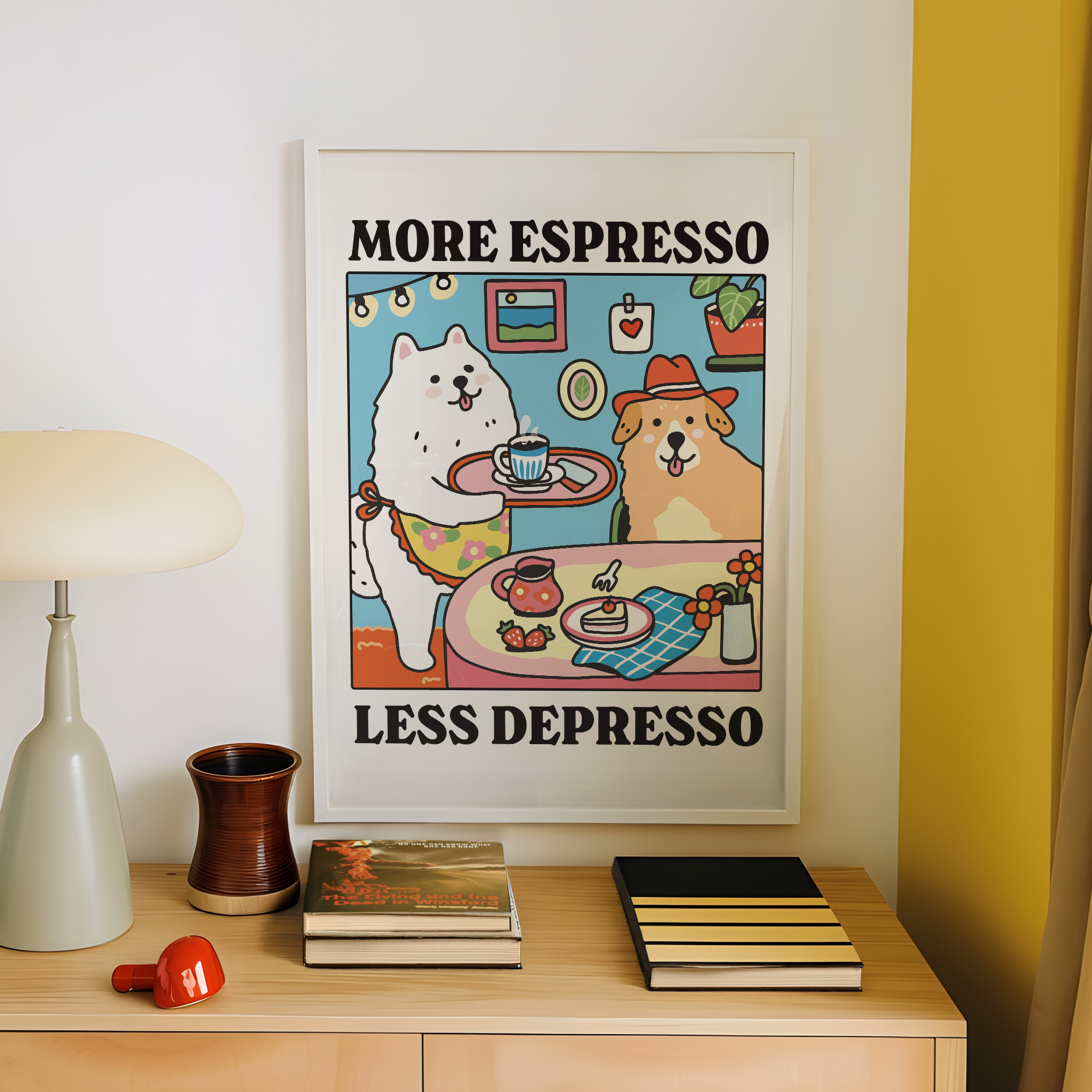 More Espresso Less Depresso Ca - Interior Design Room ulasan dan harga