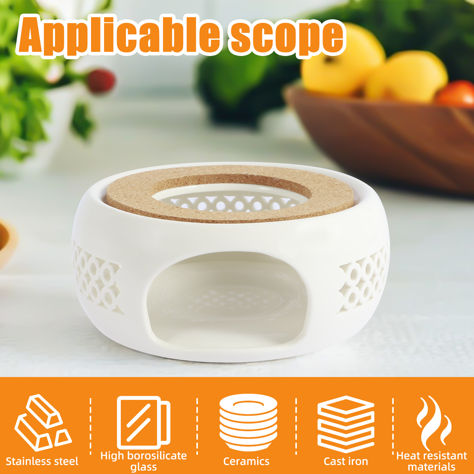 Ceramic Teapot Warmer Holder B - Ceramic Candle Vessel ulasan dan harga