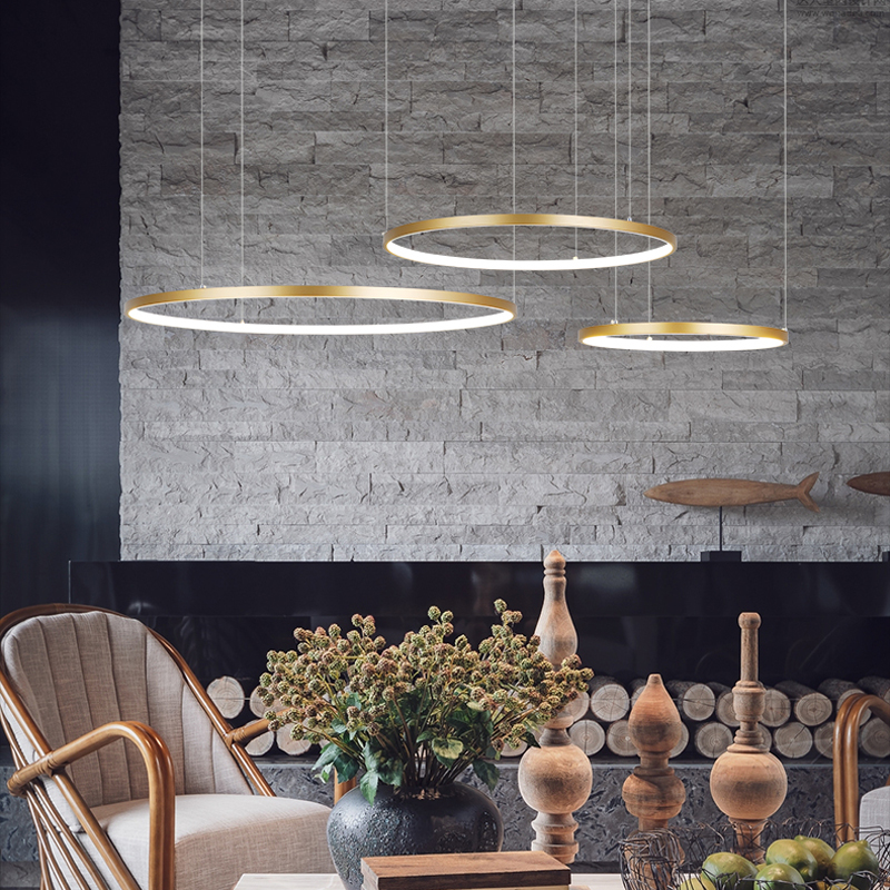 Nordic Modern Led Chandelier D - Interior Design Remote ulasan dan harga