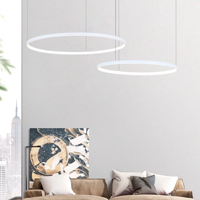 Nordic Modern Led Chandelier D - Interior Design Remote ulasan dan harga