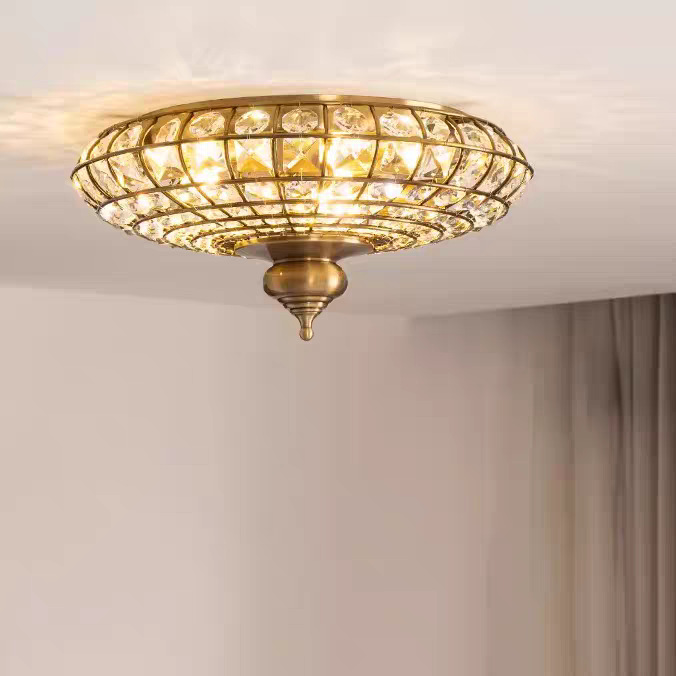 American-style Crystal LED Cei - Interior Design Years Of Study ulasan dan harga