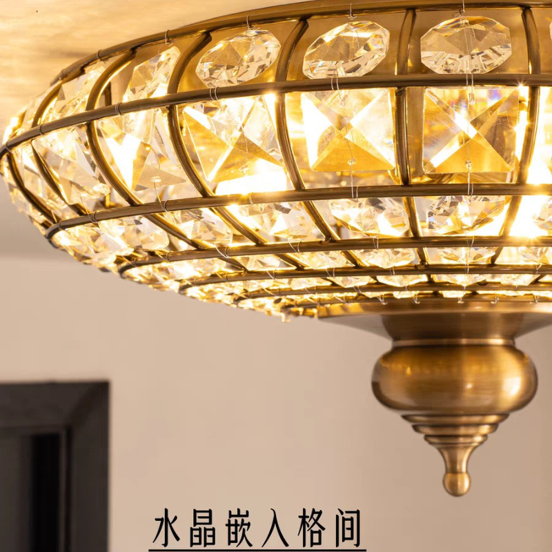 American-style Crystal LED Cei - Interior Design Years Of Study ulasan dan harga