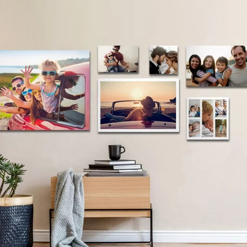 Custom Frameless Photo Canvas  - Interior Design Room ulasan dan harga