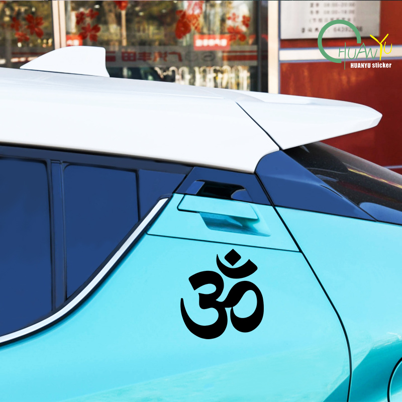 Removable Yoga Om Symbol Vinyl - Interior Design Mood Board ulasan dan harga