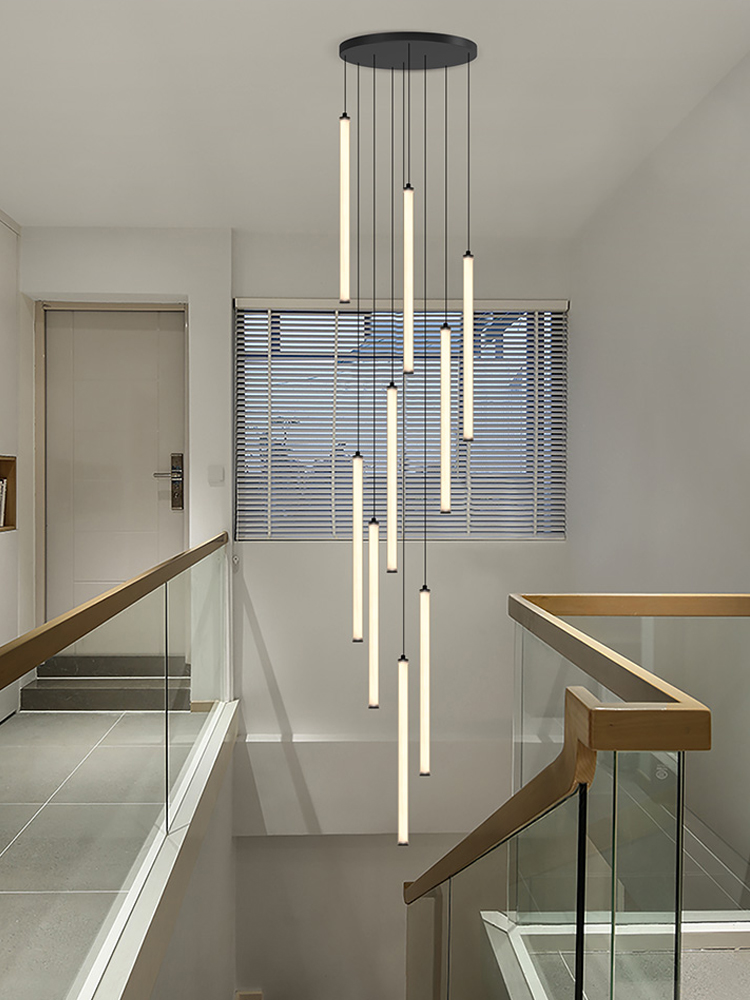 Nordic Strip Chandelier LED Ci - Interior Design Youtube ulasan dan harga