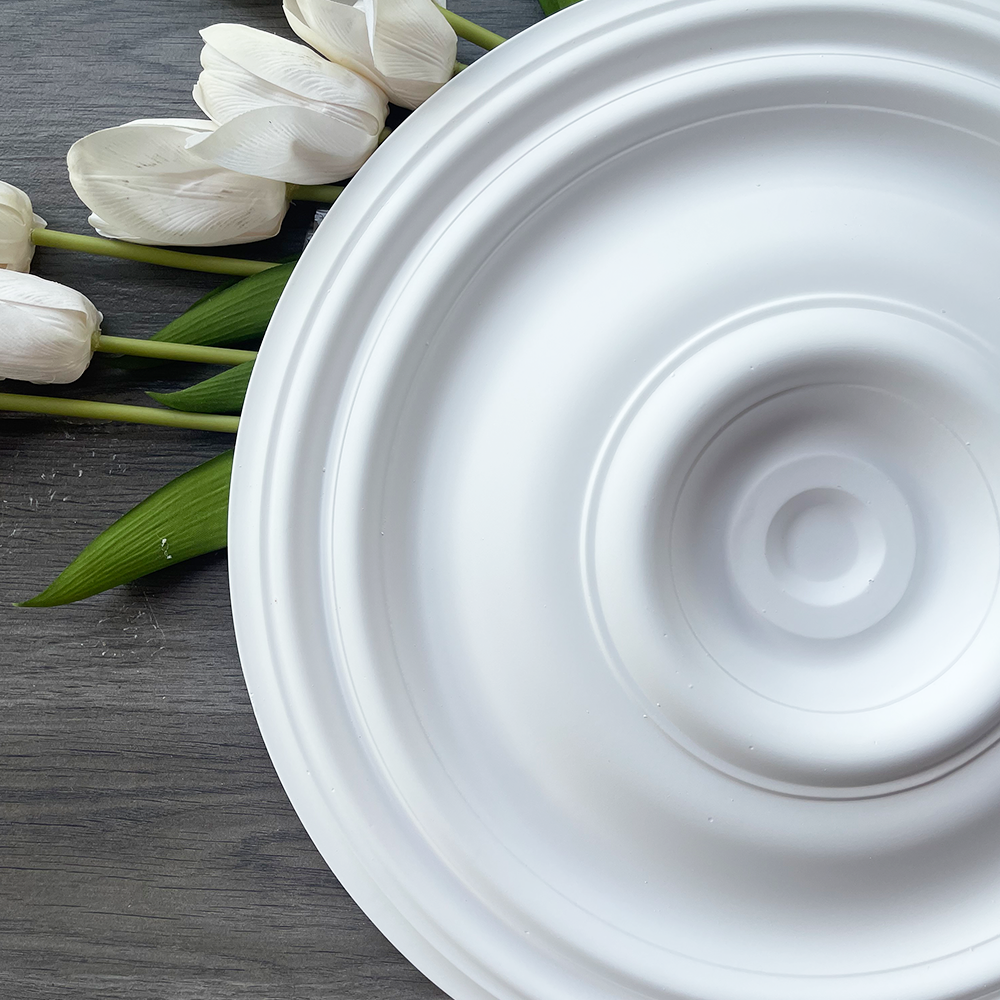 French PU Lamp Panel Round Lam - Interior Design Product ulasan dan harga