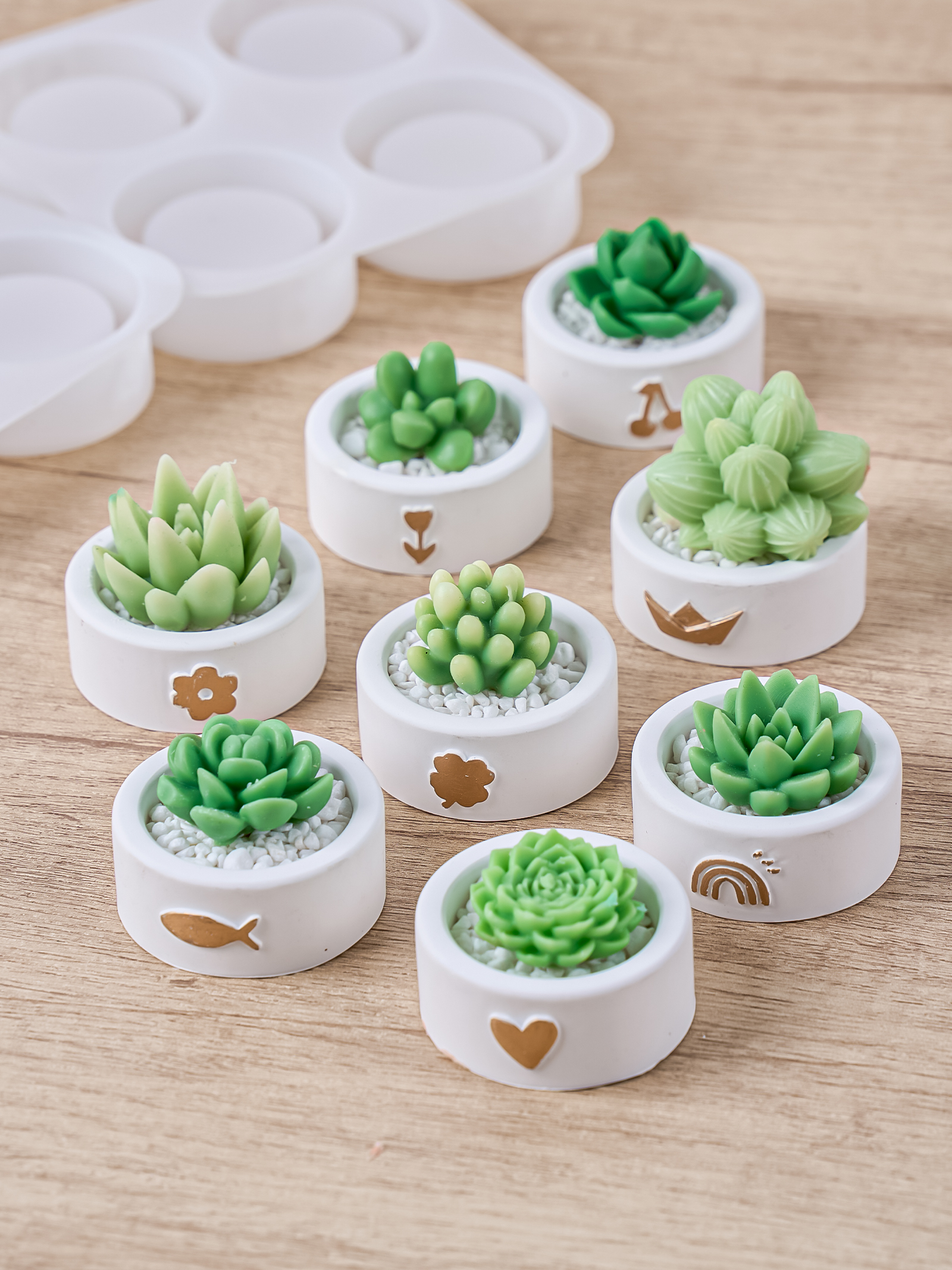 Round Candle Cup Holder Silico - Ceramic Candle Vessel ulasan dan harga