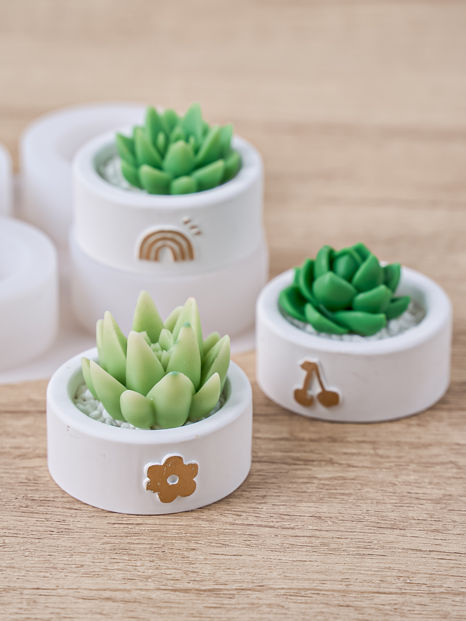Round Candle Cup Holder Silico - Ceramic Candle Vessel ulasan dan harga