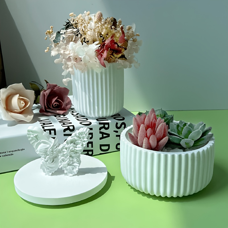 Resin Mold 4pcs (Jar + Lid) St - Ceramic Candle Vessel ulasan dan harga