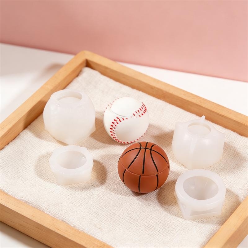 Football Basketball Cement Pla - Ceramic Candle Vessel ulasan dan harga