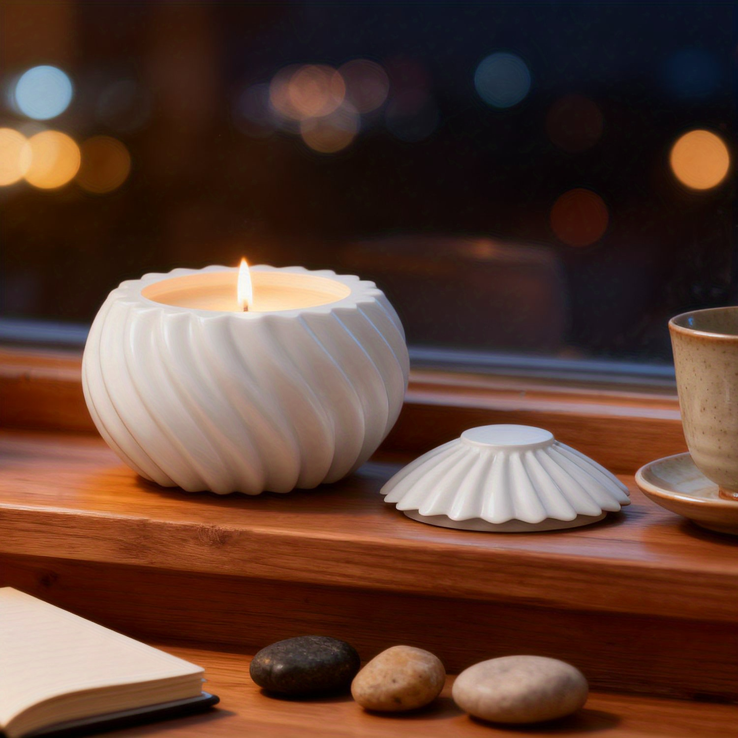 DIY Spiral Pearlescent Candle  - Ceramic Candle Vessel ulasan dan harga