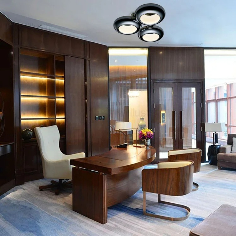 Modern Halo UFO Ceiling Light  - Interior Design Years Of Study ulasan dan harga