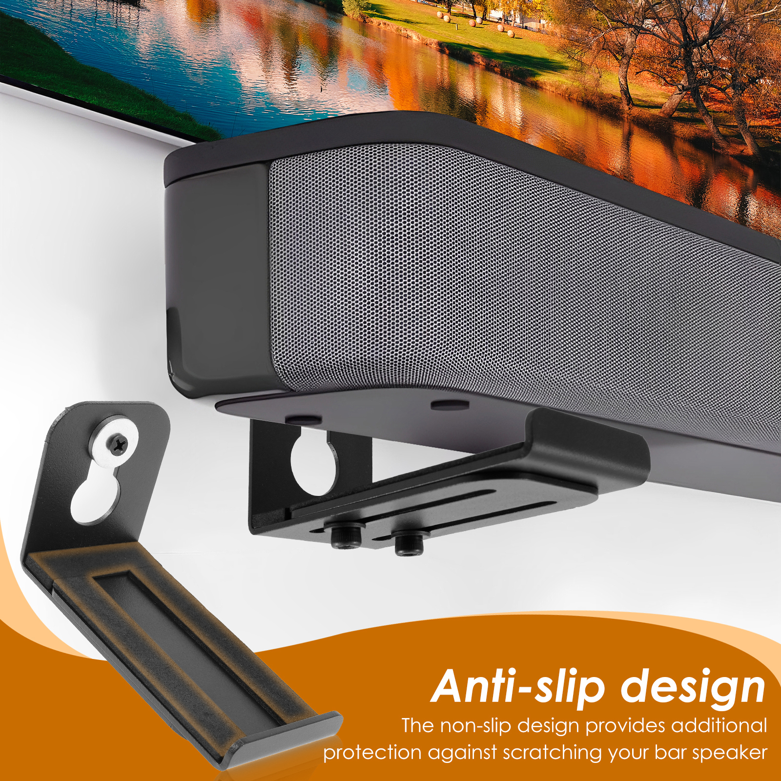 2Pcs Soundbar Speaker Stands W - Interior Design Room ulasan dan harga