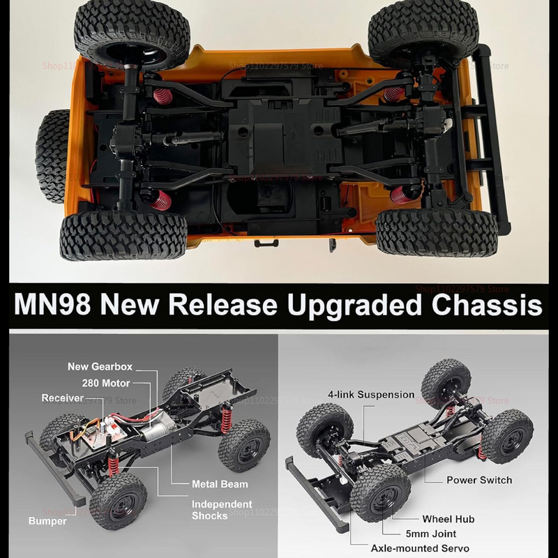 New 1:12 Scale RC Cars MN99s M - Interior Design Remote ulasan dan harga