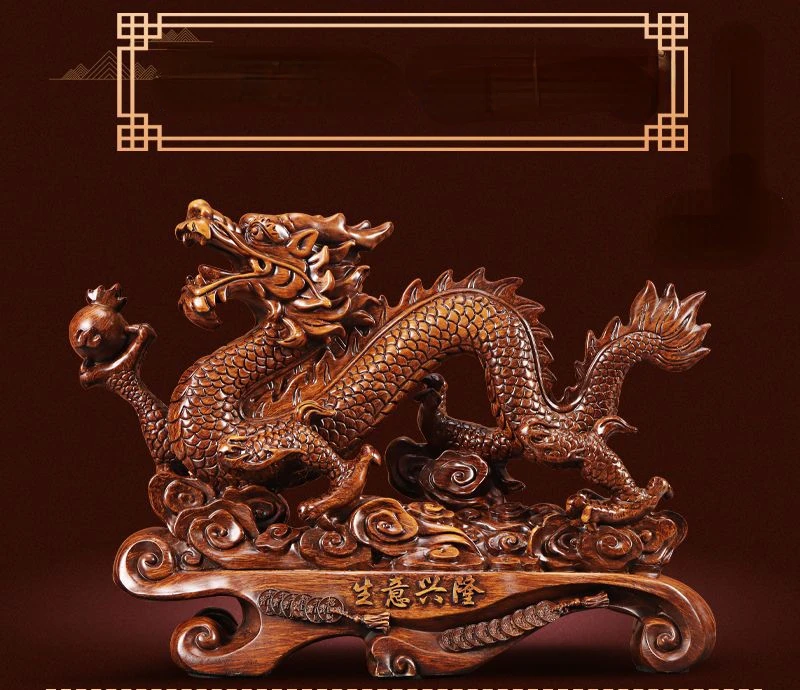 Lucky Dragon Ornaments To Attr - Interior Design Product ulasan dan harga