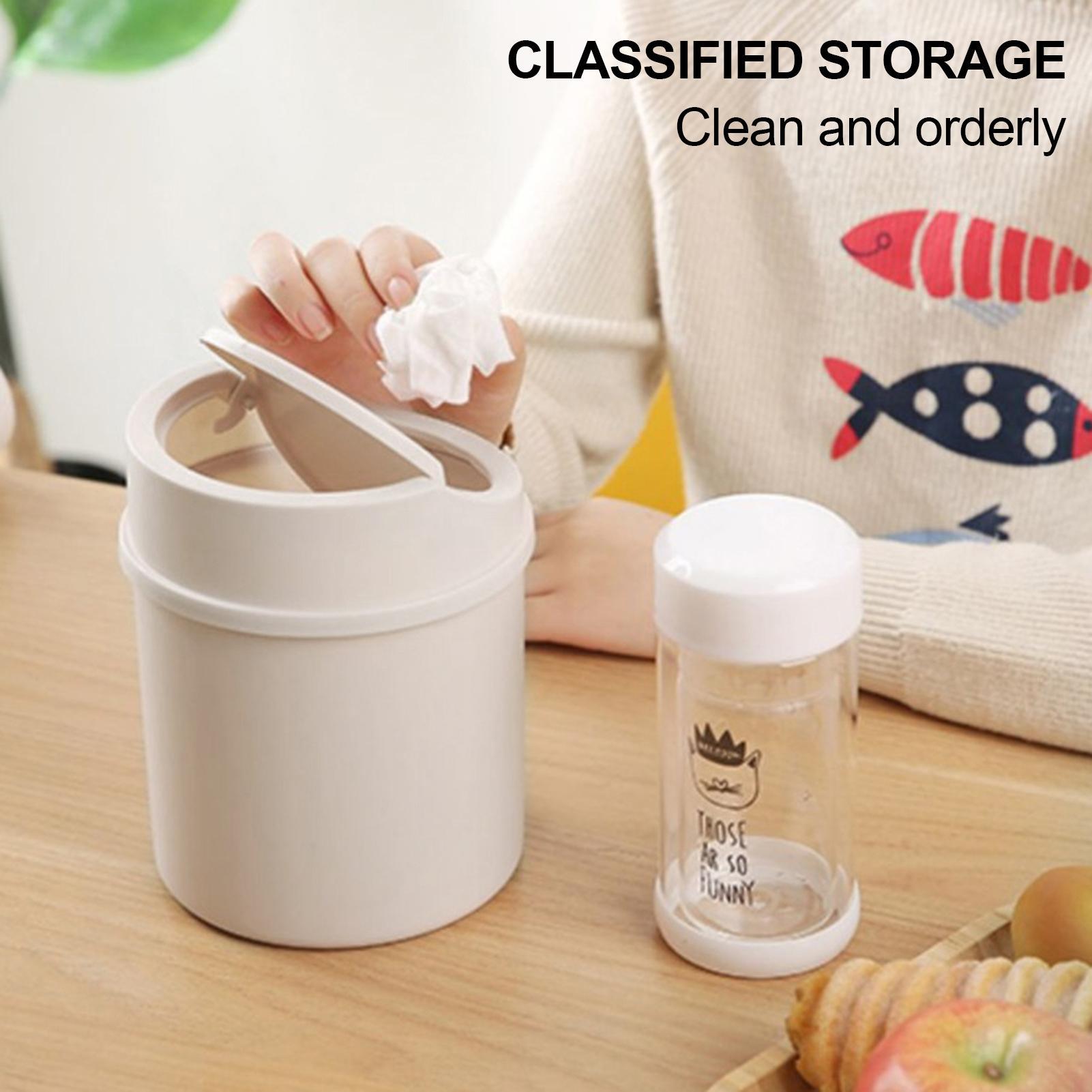Mini Desktop Bin Small Trash C - Interior Design Youtube ulasan dan harga