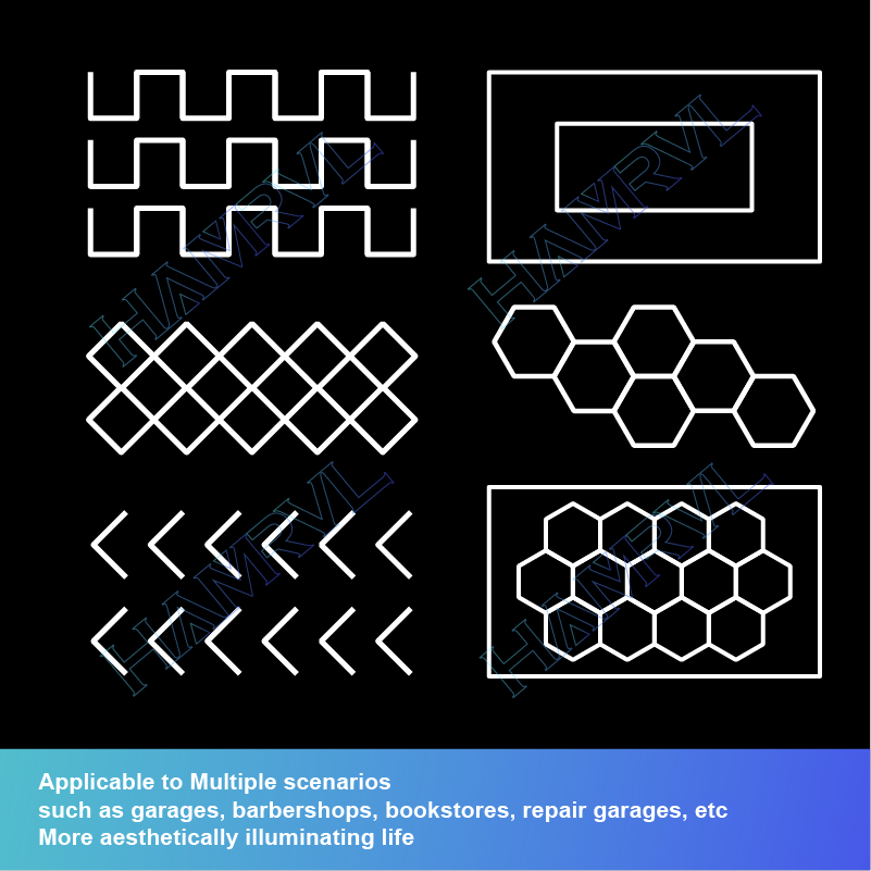 DIY Hexagonal LED Light - Mult - Interior Design Youtube ulasan dan harga