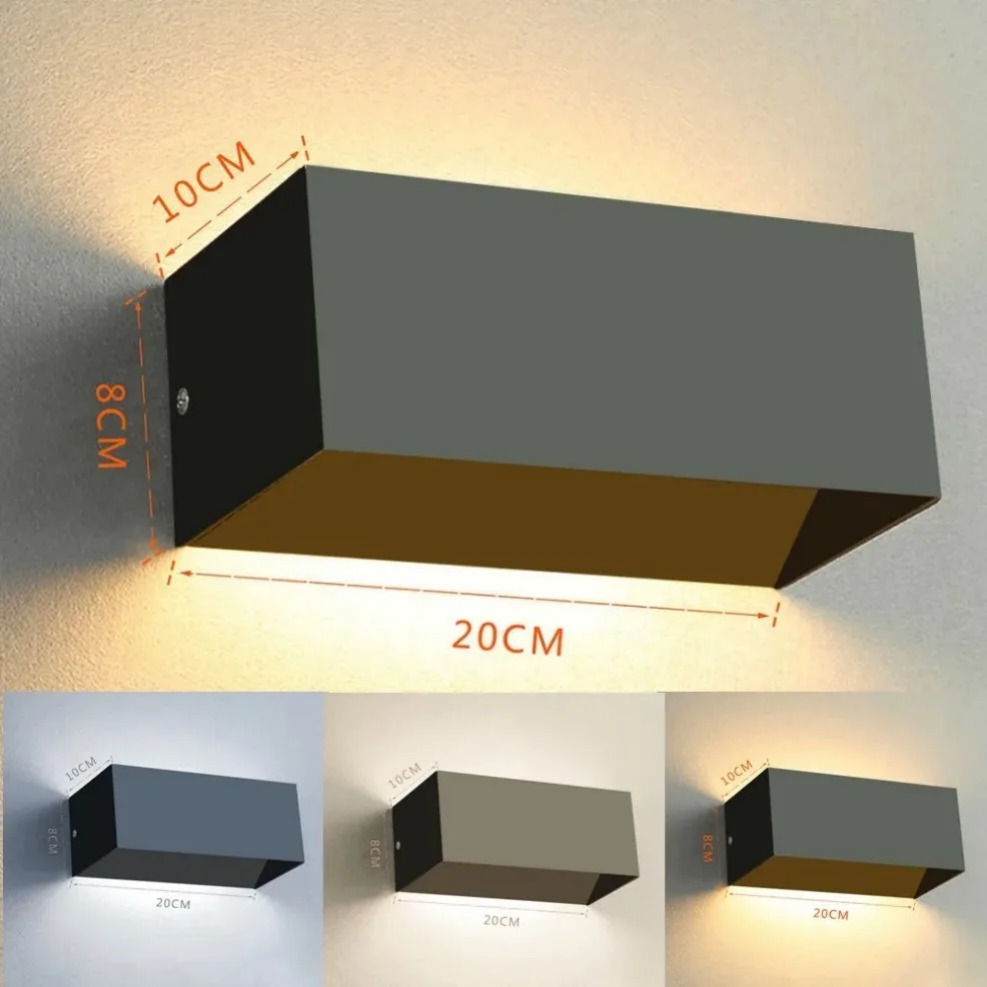 LED Wall Lamp Aluminum indoor  - Interior Design Years Of Study ulasan dan harga